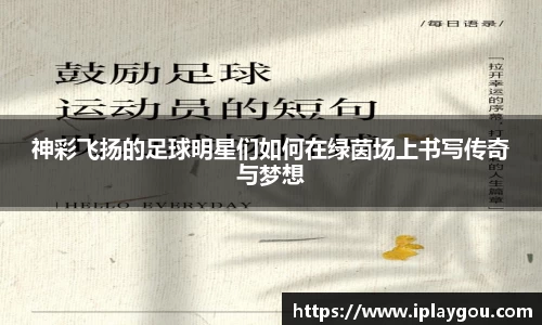 神彩飞扬的足球明星们如何在绿茵场上书写传奇与梦想